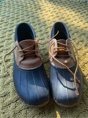 LL Bean Duck Boots Mens 10 HM Gumshoe Hunting Birding Waterproof Low Top Rubber
